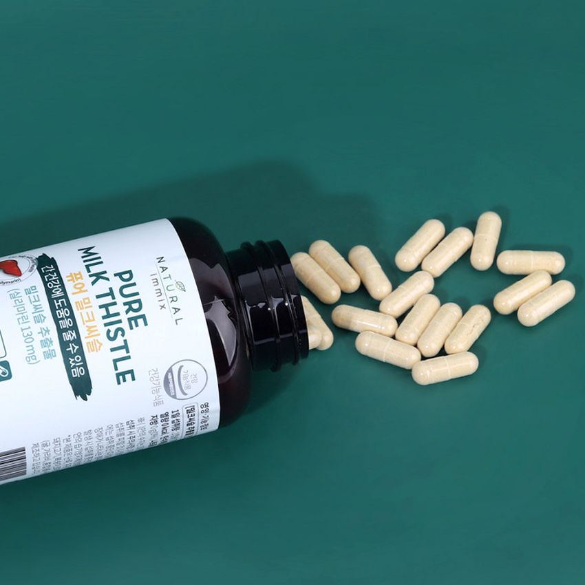 퓨어 밀크씨슬 영양제 700mg x 180캡슐 (6개월분) 간 실리마린